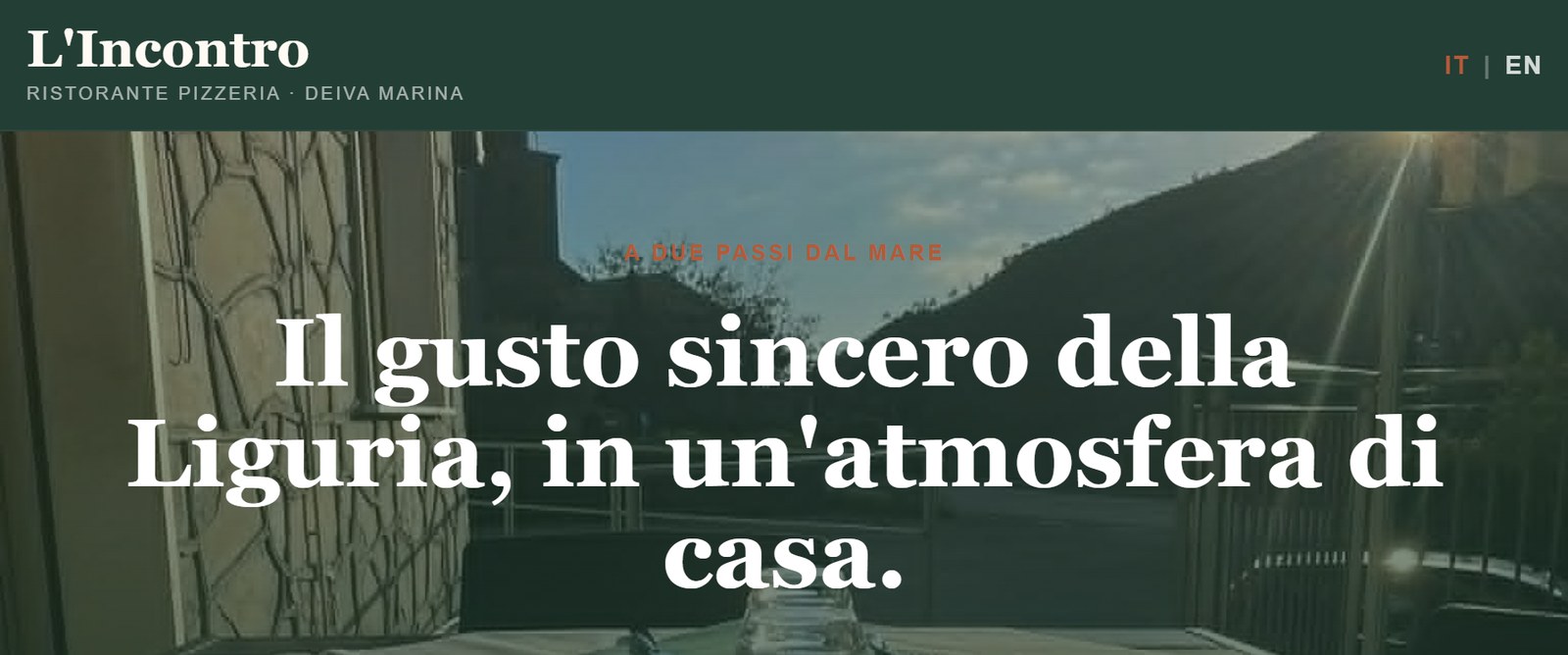 Screenshot del sito L'Incontro di Deiva Marina realizzato da Alessandro Dodi